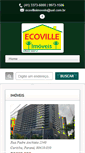 Mobile Screenshot of imobiliariaecoville.com.br