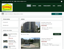 Tablet Screenshot of imobiliariaecoville.com.br